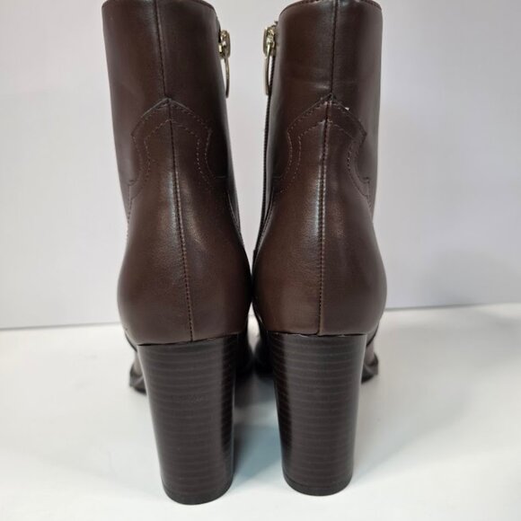 NWOT Nine West Taytay Block Heel Dress Ankle Boots 8 - Picture 5 of 11